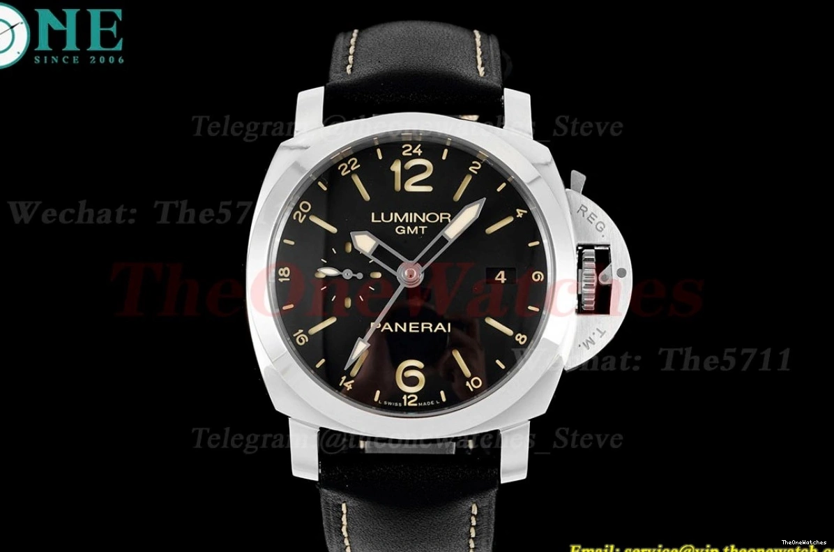 PAM531 VSF Black 44mm Super Clone Luminor Dial P9003 SS LE 0130